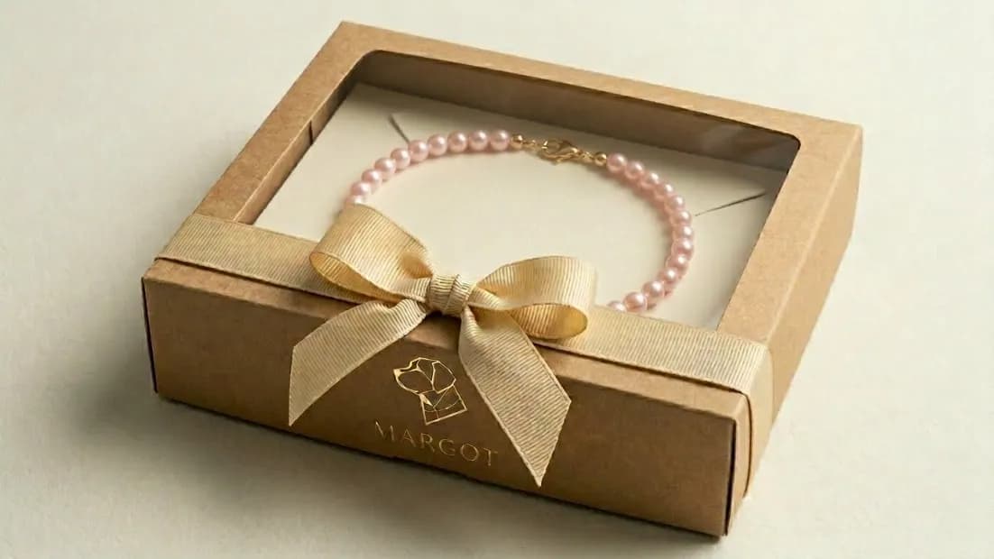 Colar de pérolas Rosa